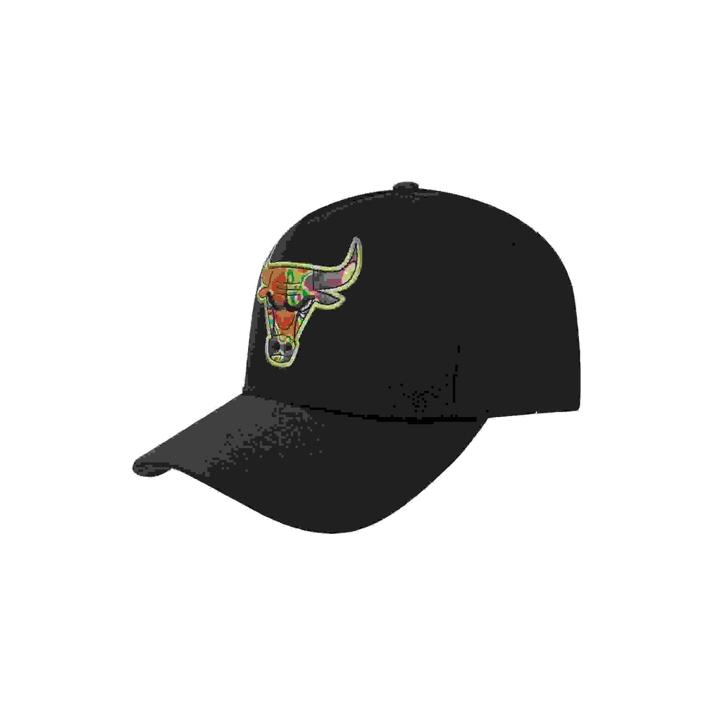 Pro Standard Chicago Bulls Heat Map Black Snapback Hat